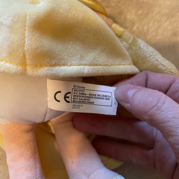 Disney Princess Belle plush doll in gold gown - Picture 3 of 3